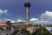 First Look: Skyscraper Roller Coaster at SKYPLEX Ride Along Video Skyscraper at SkyPlex Orlando | I-4 Exit Guide