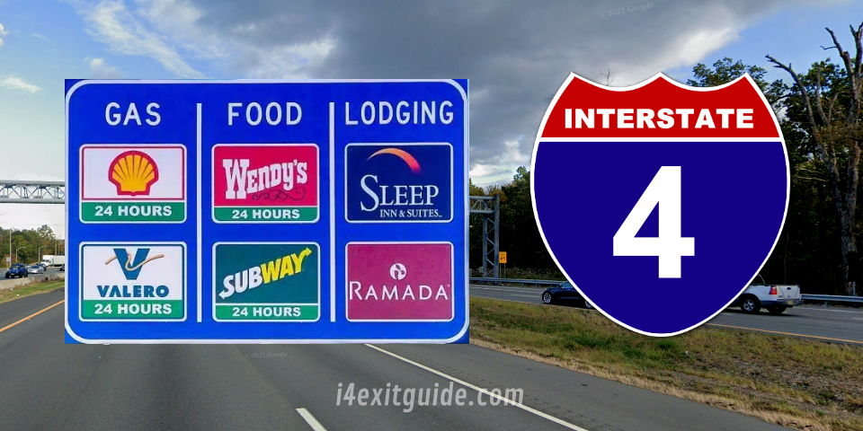 960×480-i-4-gas-foood-lodging Florida I-4 Exit Services | I-4 Exit Guide