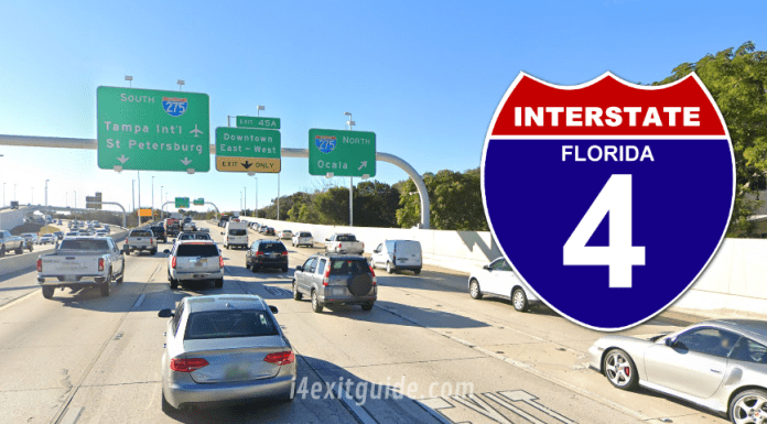 I-4 Ramp (Exit 45A) in Tampa to Downtown East-West Reopens Tampa I-4 Traffic | I-4 Construction | I-4 Exit Guide