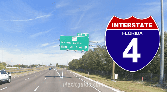 I-4 Westbound Closing, Detoured at SR 574 in Tampa January 18-19 Tampa I-4 Traffic | I-4 Construction | I-4 Exit Guide