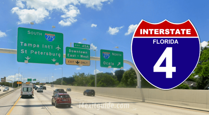 All Westbound I-4 Travel Lanes through Downtown Tampa Interchange Closing Monday Night Tampa I-4 Traffic | I-4 Construction | I-4 Exit Guide